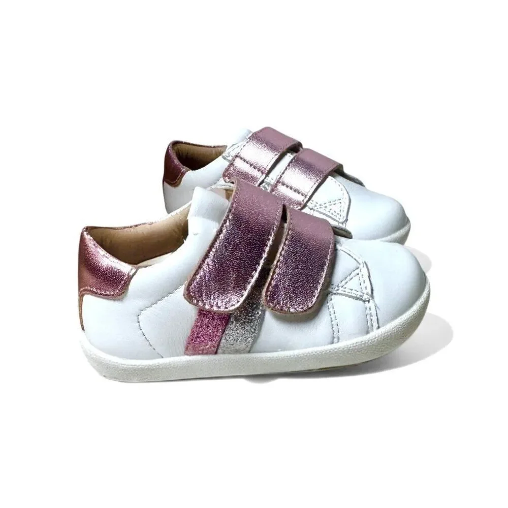 Old Soles Sport Glam Leather Sneakers 7 Toddler Girls - Picture 3 of 5